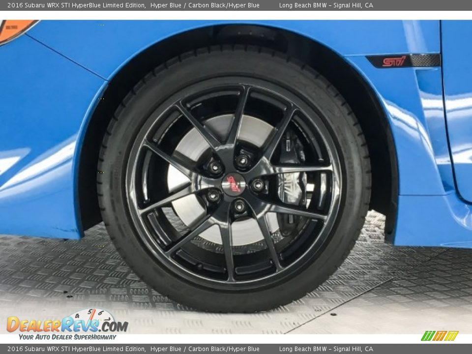 2016 Subaru WRX STI HyperBlue Limited Edition Wheel Photo #8