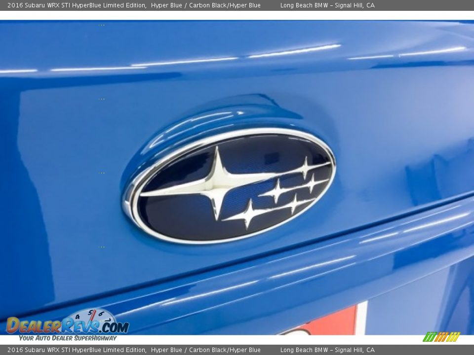 2016 Subaru WRX STI HyperBlue Limited Edition Logo Photo #26