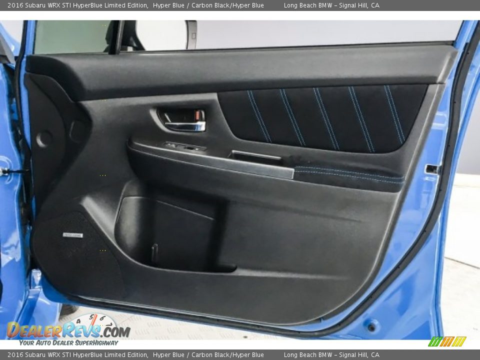 Door Panel of 2016 Subaru WRX STI HyperBlue Limited Edition Photo #28