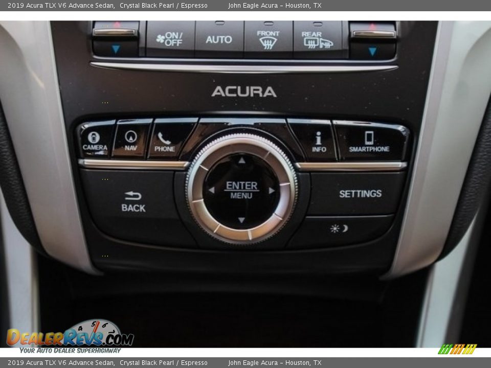 2019 Acura TLX V6 Advance Sedan Crystal Black Pearl / Espresso Photo #28