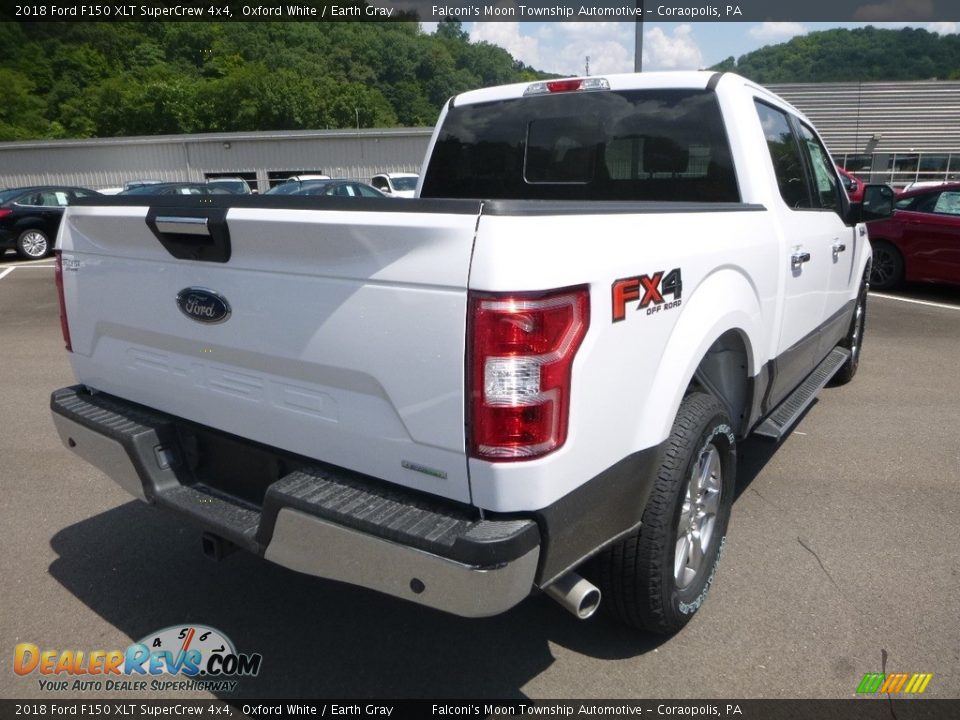 2018 Ford F150 XLT SuperCrew 4x4 Oxford White / Earth Gray Photo #2