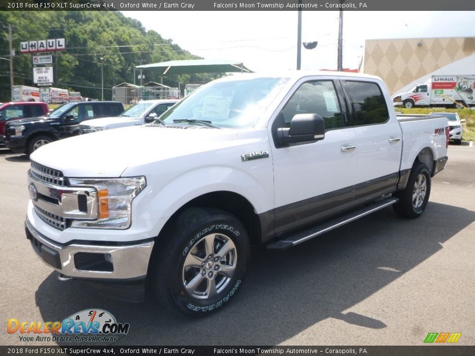 2018 Ford F150 XLT SuperCrew 4x4 Oxford White / Earth Gray Photo #5