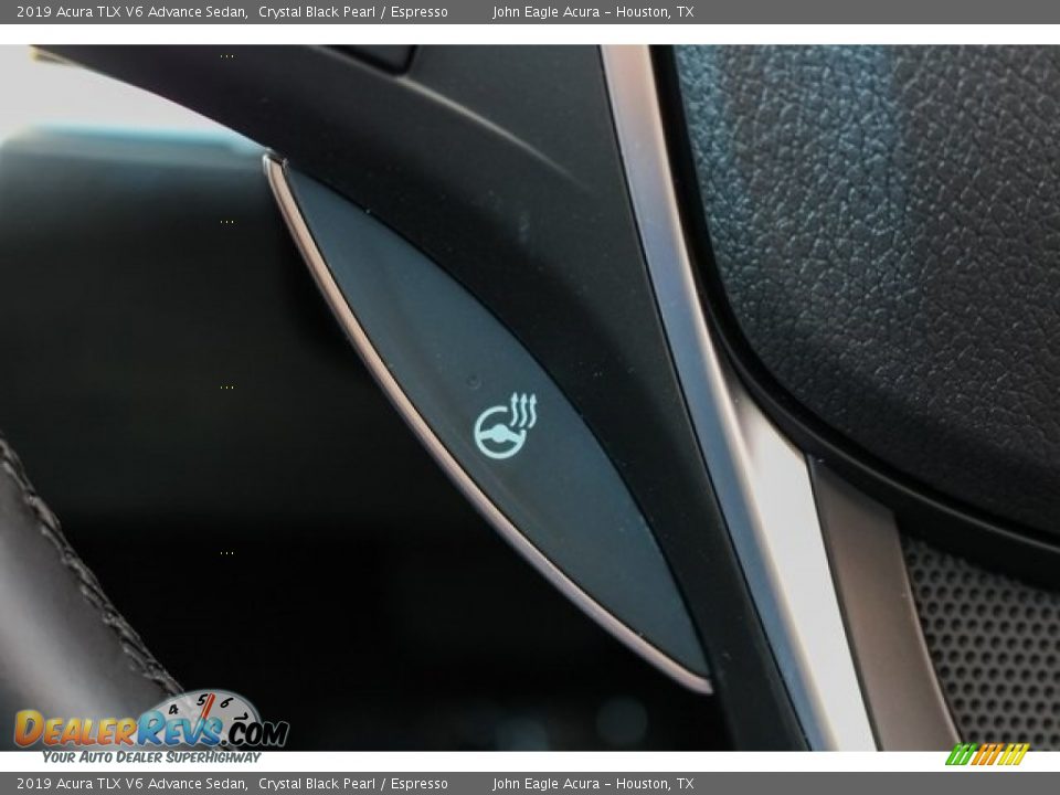 2019 Acura TLX V6 Advance Sedan Crystal Black Pearl / Espresso Photo #36