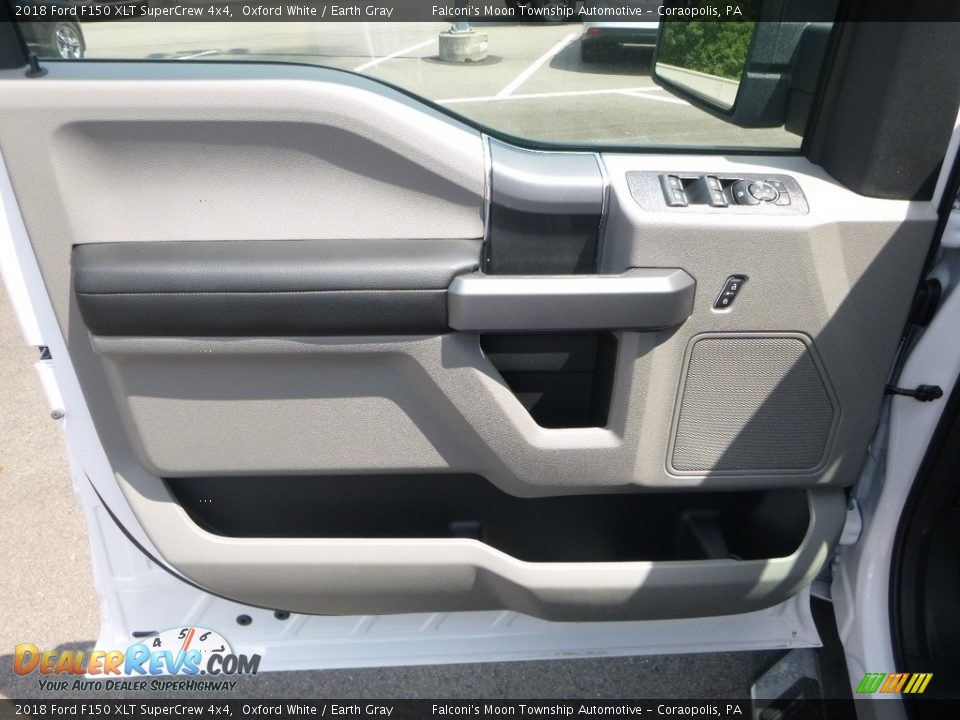 2018 Ford F150 XLT SuperCrew 4x4 Oxford White / Earth Gray Photo #11