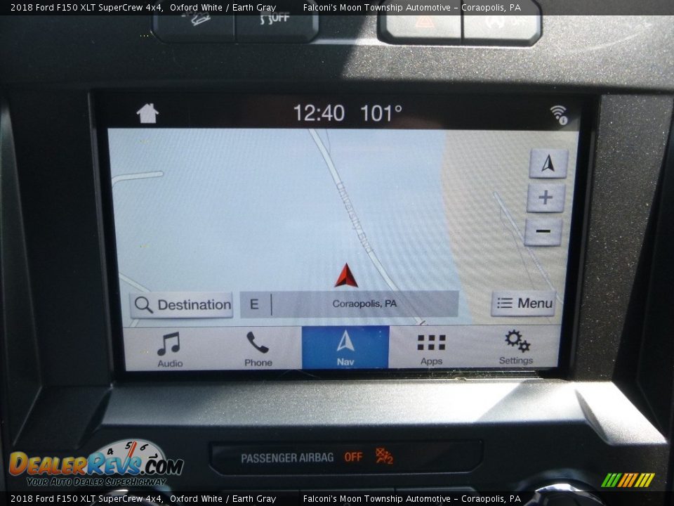 2018 Ford F150 XLT SuperCrew 4x4 Oxford White / Earth Gray Photo #14