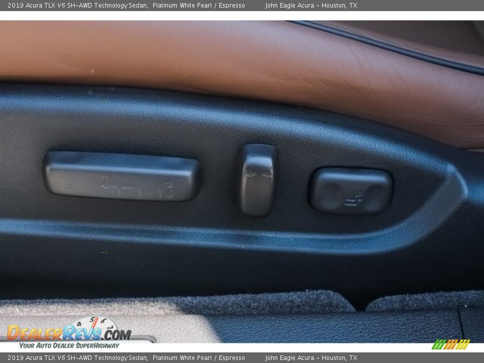2019 Acura TLX V6 SH-AWD Technology Sedan Platinum White Pearl / Espresso Photo #13