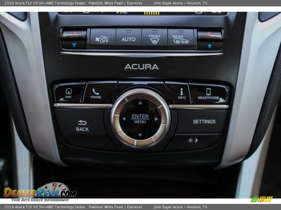 2019 Acura TLX V6 SH-AWD Technology Sedan Platinum White Pearl / Espresso Photo #28