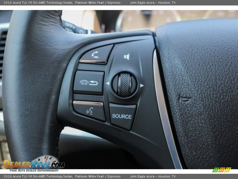 2019 Acura TLX V6 SH-AWD Technology Sedan Platinum White Pearl / Espresso Photo #35