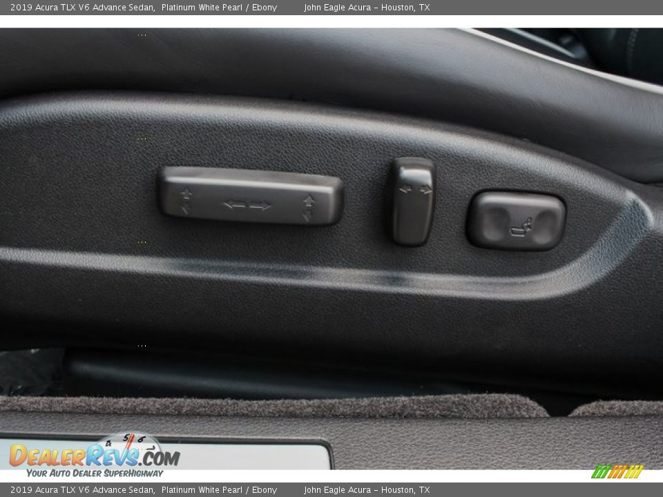 2019 Acura TLX V6 Advance Sedan Platinum White Pearl / Ebony Photo #13