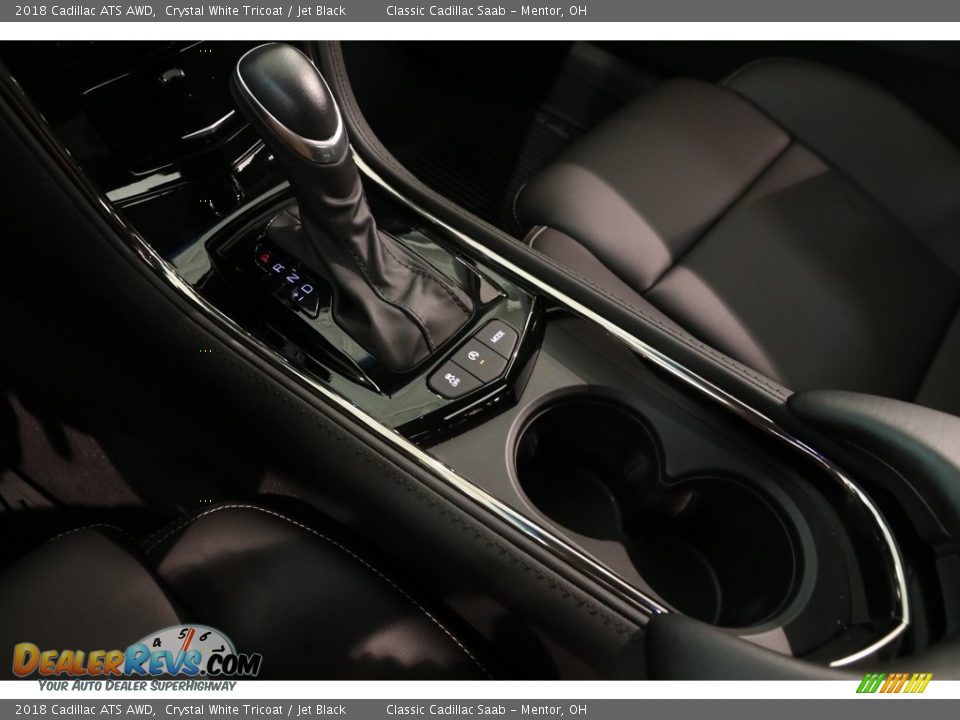 2018 Cadillac ATS AWD Crystal White Tricoat / Jet Black Photo #15