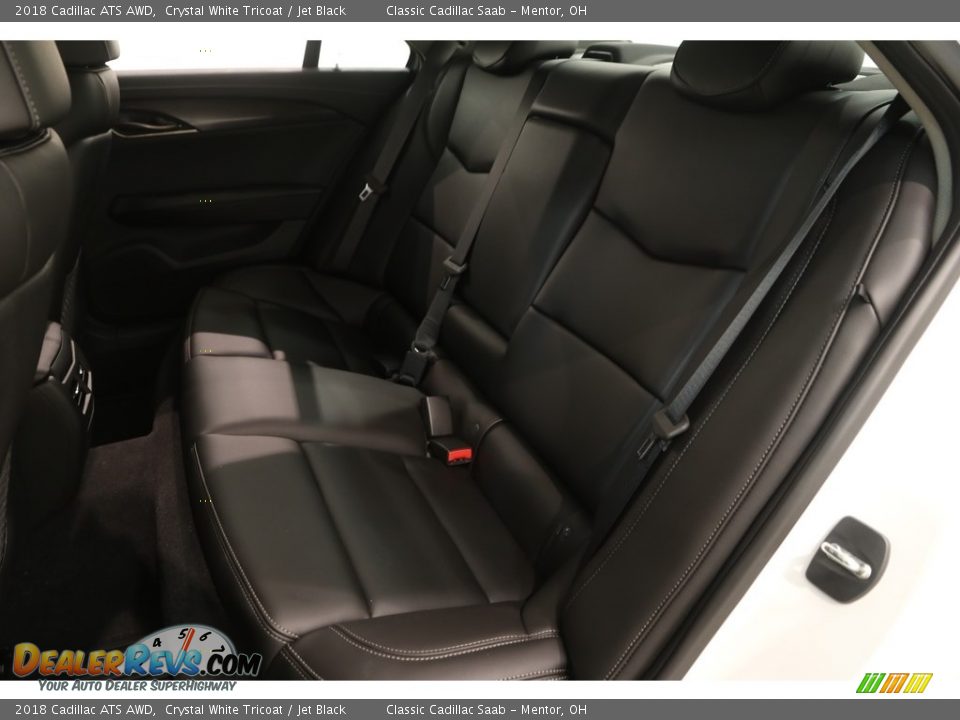 2018 Cadillac ATS AWD Crystal White Tricoat / Jet Black Photo #18