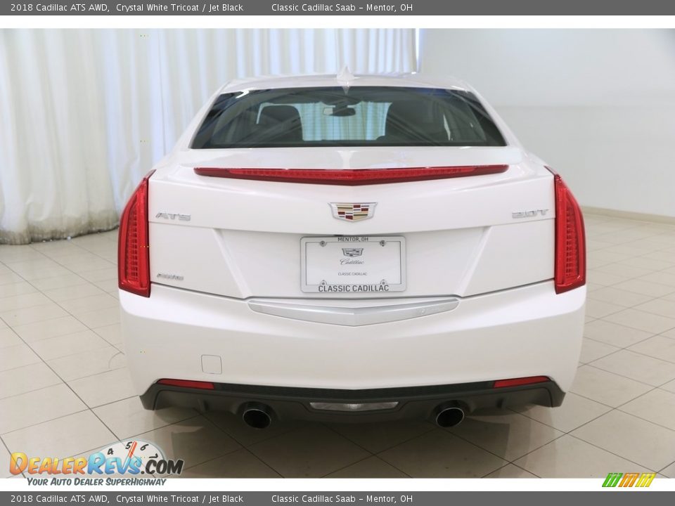 2018 Cadillac ATS AWD Crystal White Tricoat / Jet Black Photo #20