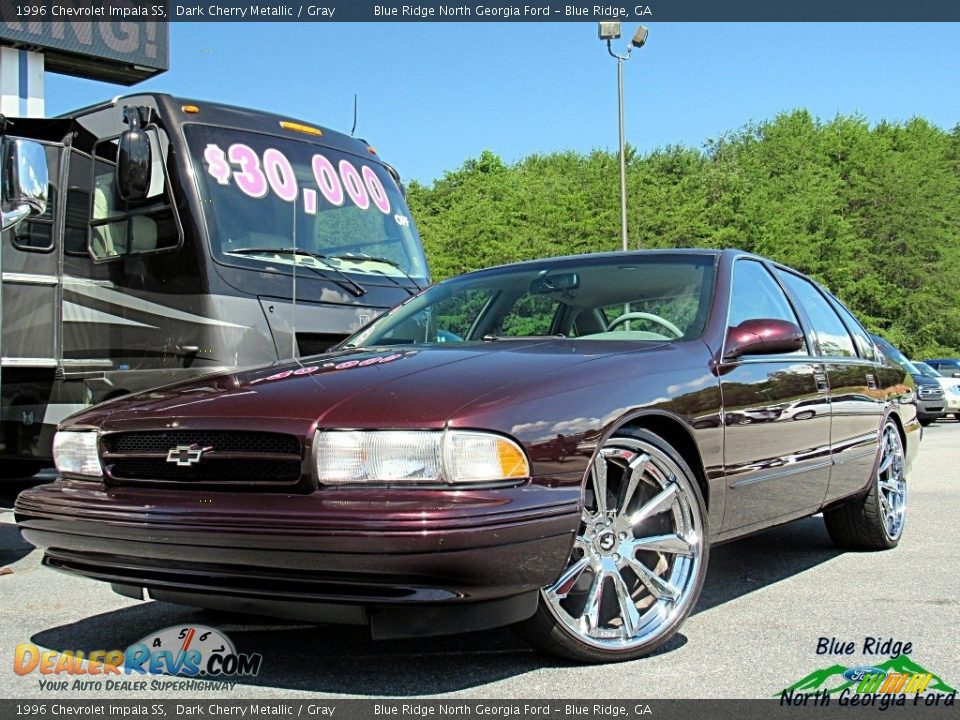 1996 Chevrolet Impala SS Dark Cherry Metallic / Gray Photo #1
