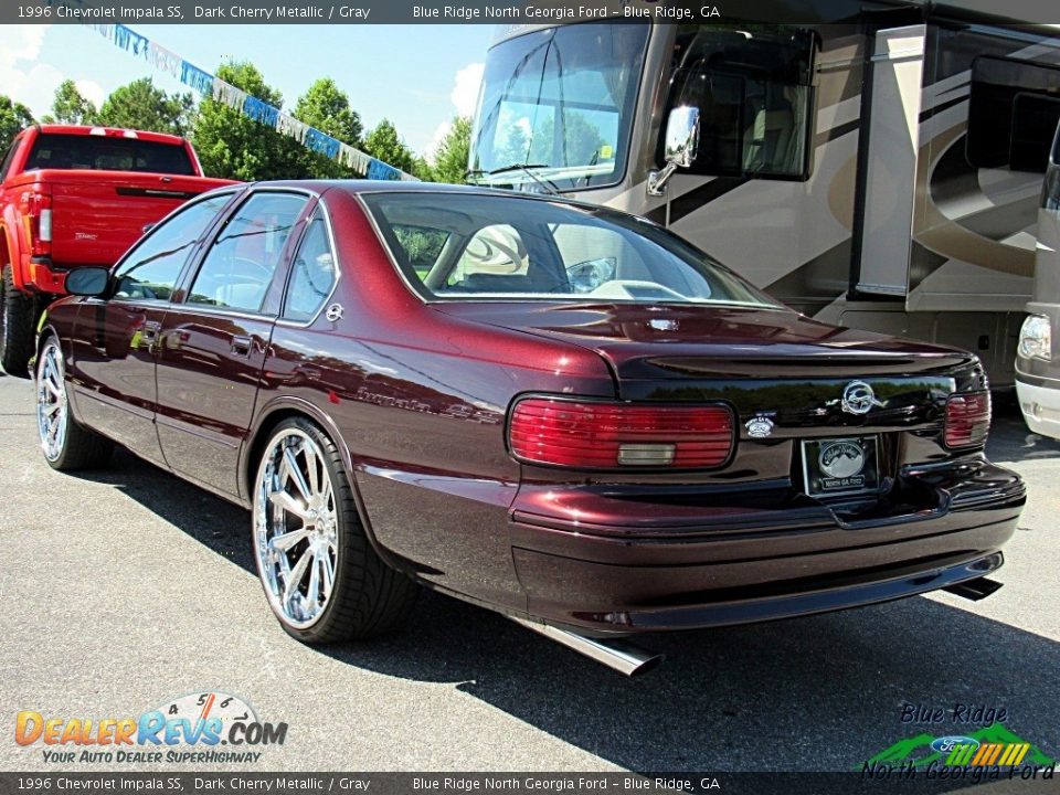 1996 Chevrolet Impala SS Dark Cherry Metallic / Gray Photo #3