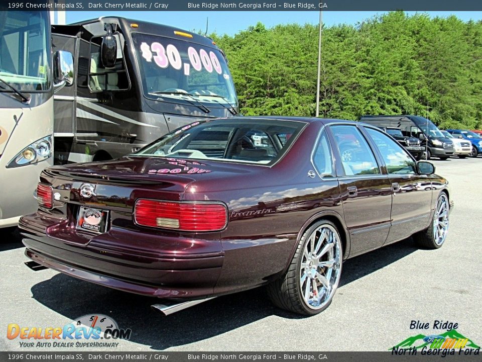 1996 Chevrolet Impala SS Dark Cherry Metallic / Gray Photo #5