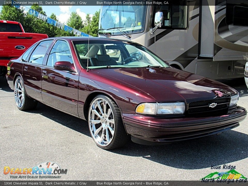 1996 Chevrolet Impala SS Dark Cherry Metallic / Gray Photo #7