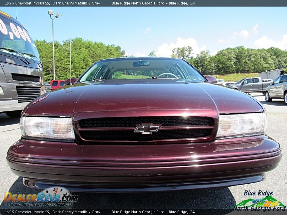 1996 Chevrolet Impala SS Dark Cherry Metallic / Gray Photo #8