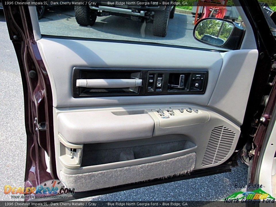 1996 Chevrolet Impala SS Dark Cherry Metallic / Gray Photo #9