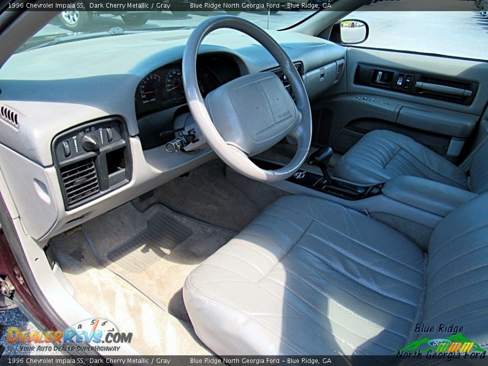 1996 Chevrolet Impala SS Dark Cherry Metallic / Gray Photo #10