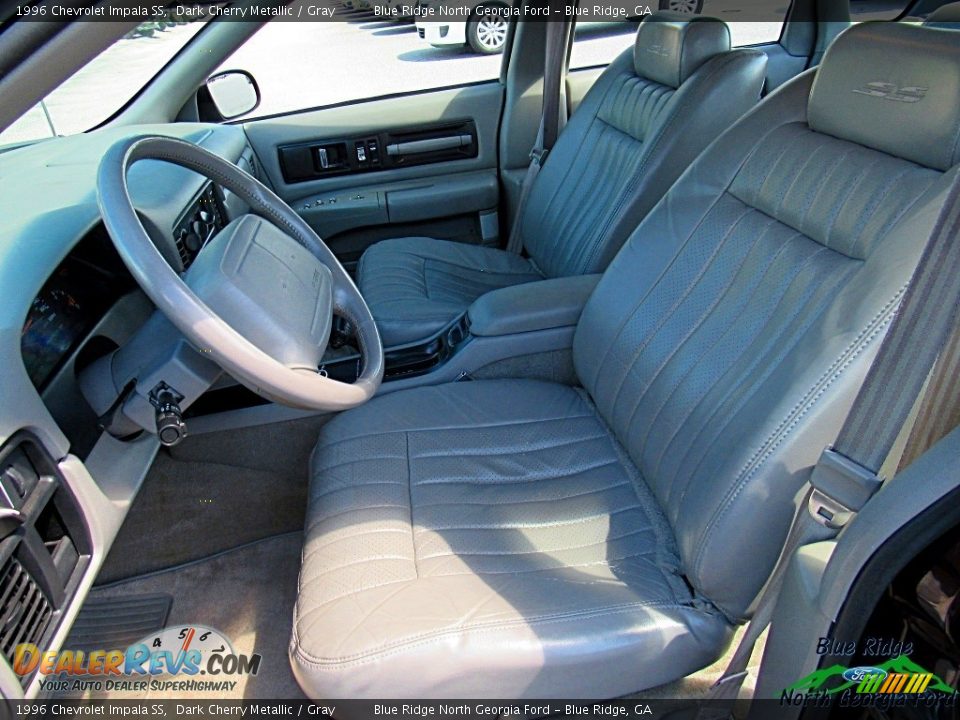 1996 Chevrolet Impala SS Dark Cherry Metallic / Gray Photo #11