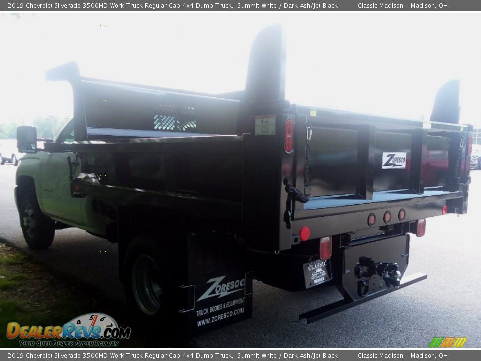 2019 Chevrolet Silverado 3500HD Work Truck Regular Cab 4x4 Dump Truck Summit White / Dark Ash/Jet Black Photo #6