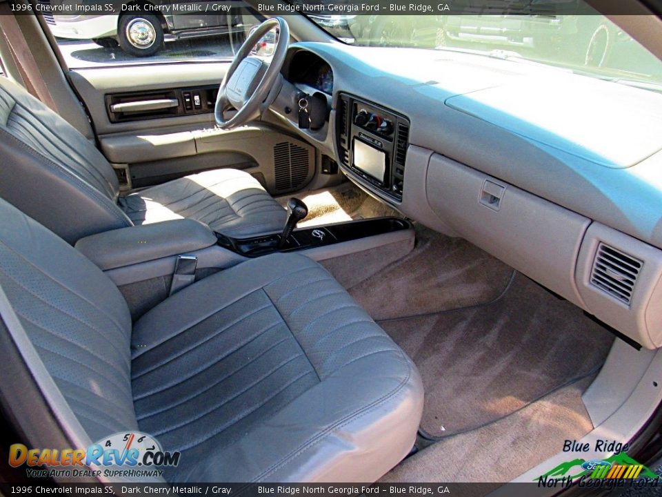 1996 Chevrolet Impala SS Dark Cherry Metallic / Gray Photo #12