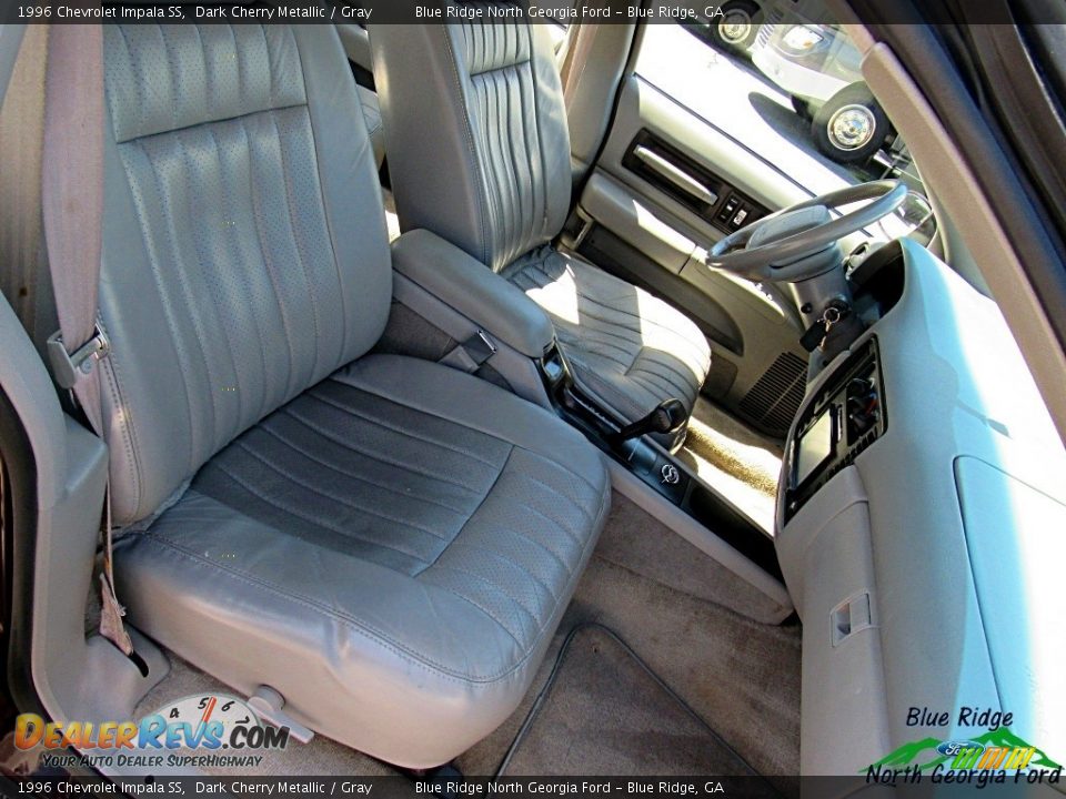 1996 Chevrolet Impala SS Dark Cherry Metallic / Gray Photo #13