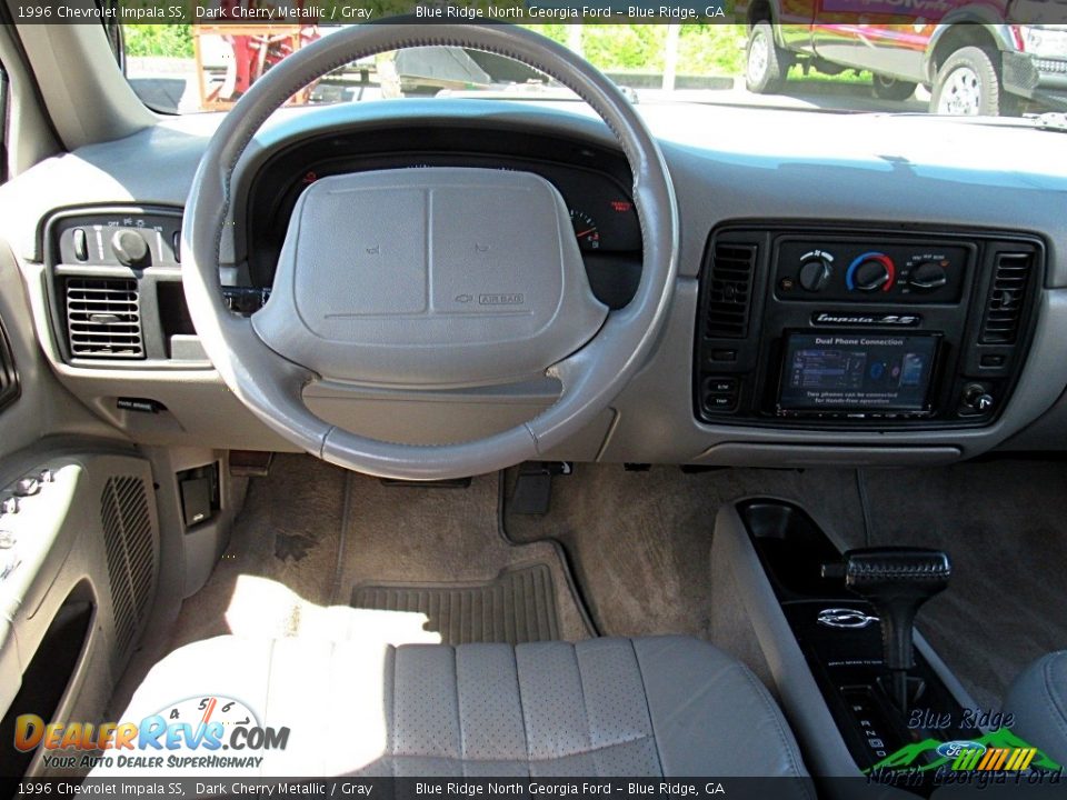 1996 Chevrolet Impala SS Dark Cherry Metallic / Gray Photo #16