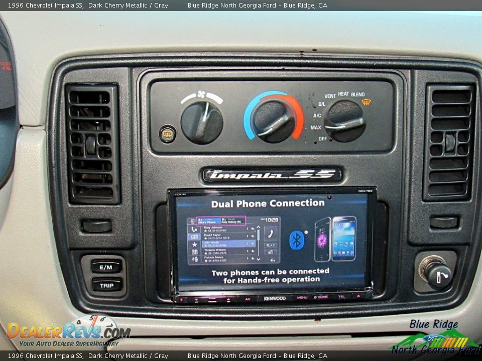 1996 Chevrolet Impala SS Dark Cherry Metallic / Gray Photo #19