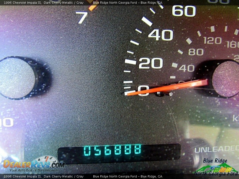1996 Chevrolet Impala SS Dark Cherry Metallic / Gray Photo #21