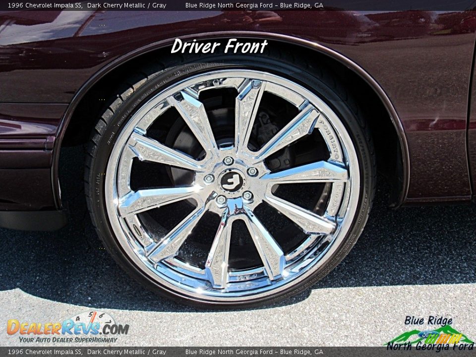 1996 Chevrolet Impala SS Dark Cherry Metallic / Gray Photo #22