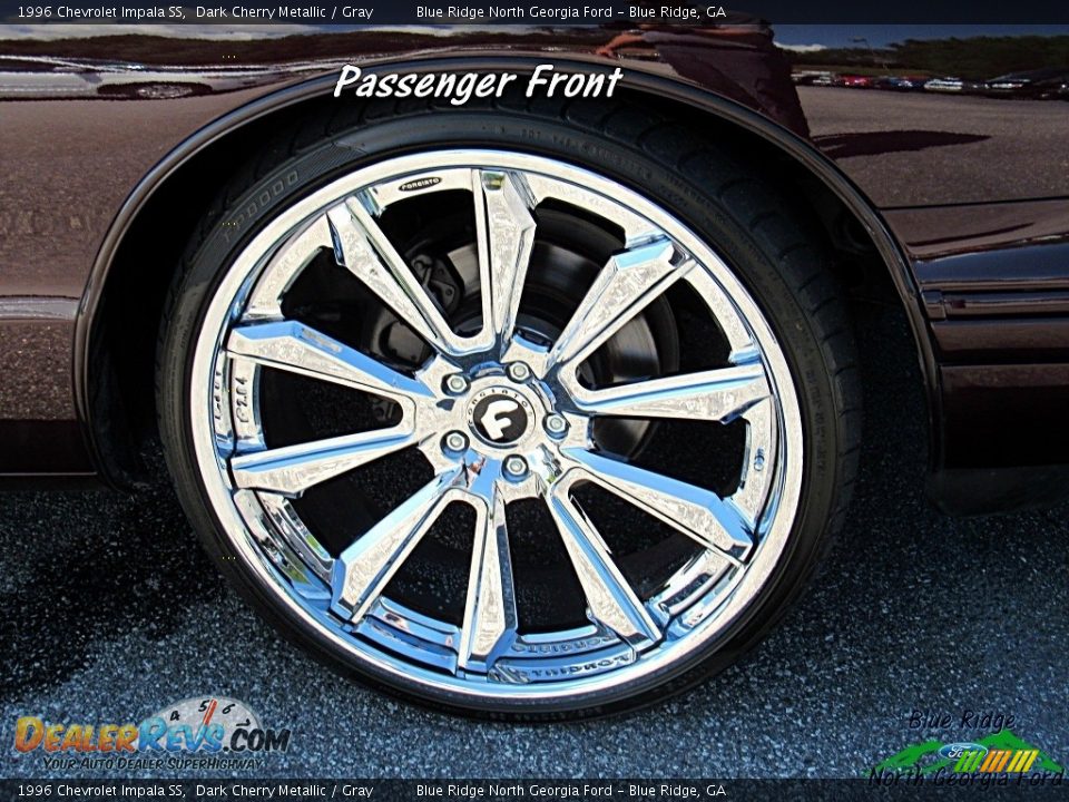 1996 Chevrolet Impala SS Dark Cherry Metallic / Gray Photo #23