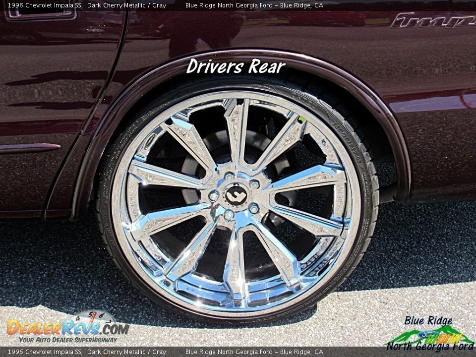 1996 Chevrolet Impala SS Dark Cherry Metallic / Gray Photo #24