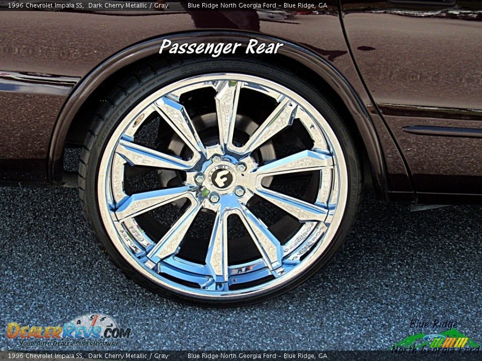 1996 Chevrolet Impala SS Dark Cherry Metallic / Gray Photo #25