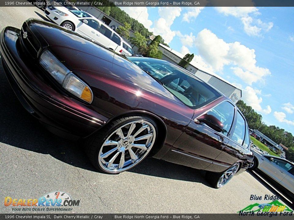 1996 Chevrolet Impala SS Dark Cherry Metallic / Gray Photo #29