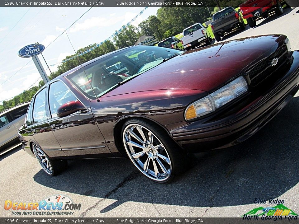 1996 Chevrolet Impala SS Dark Cherry Metallic / Gray Photo #30