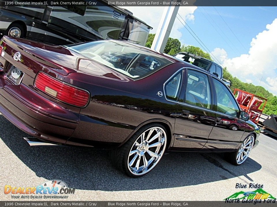 1996 Chevrolet Impala SS Dark Cherry Metallic / Gray Photo #31