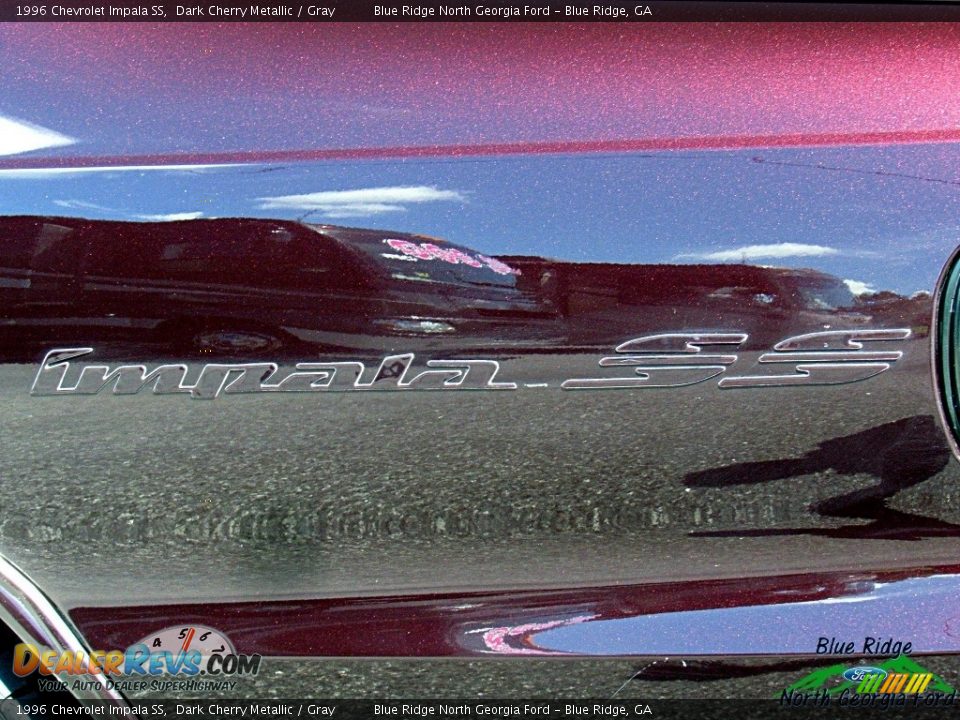 1996 Chevrolet Impala SS Dark Cherry Metallic / Gray Photo #34