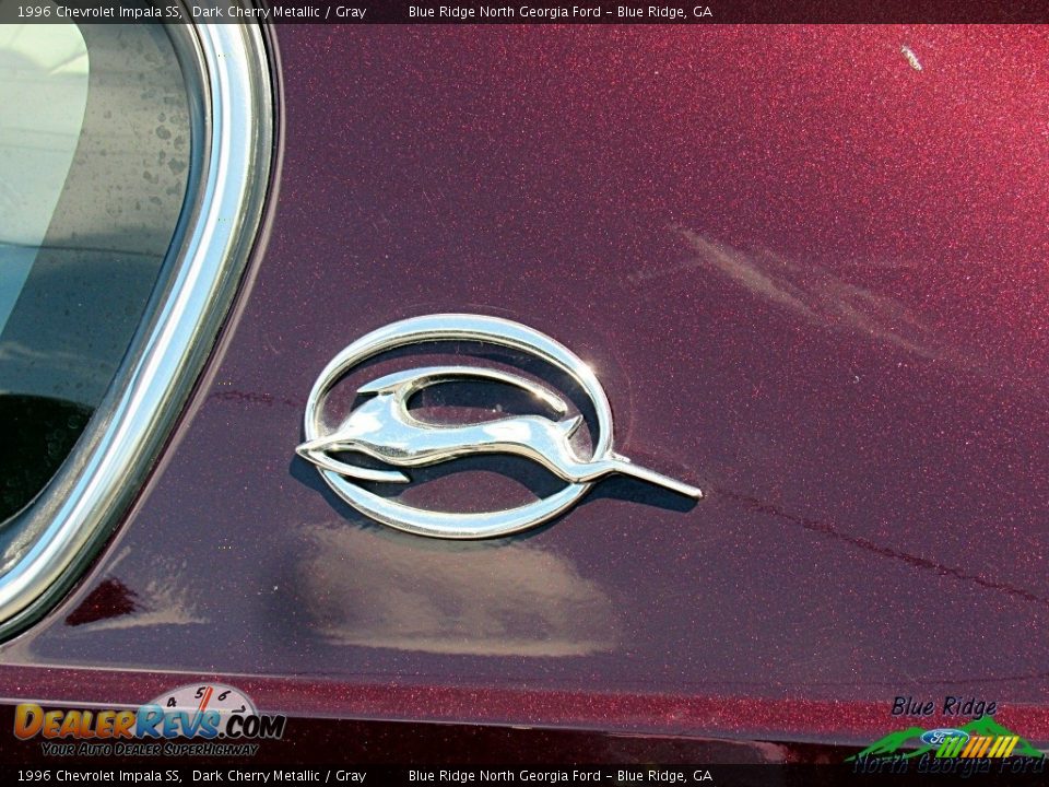 1996 Chevrolet Impala SS Dark Cherry Metallic / Gray Photo #35