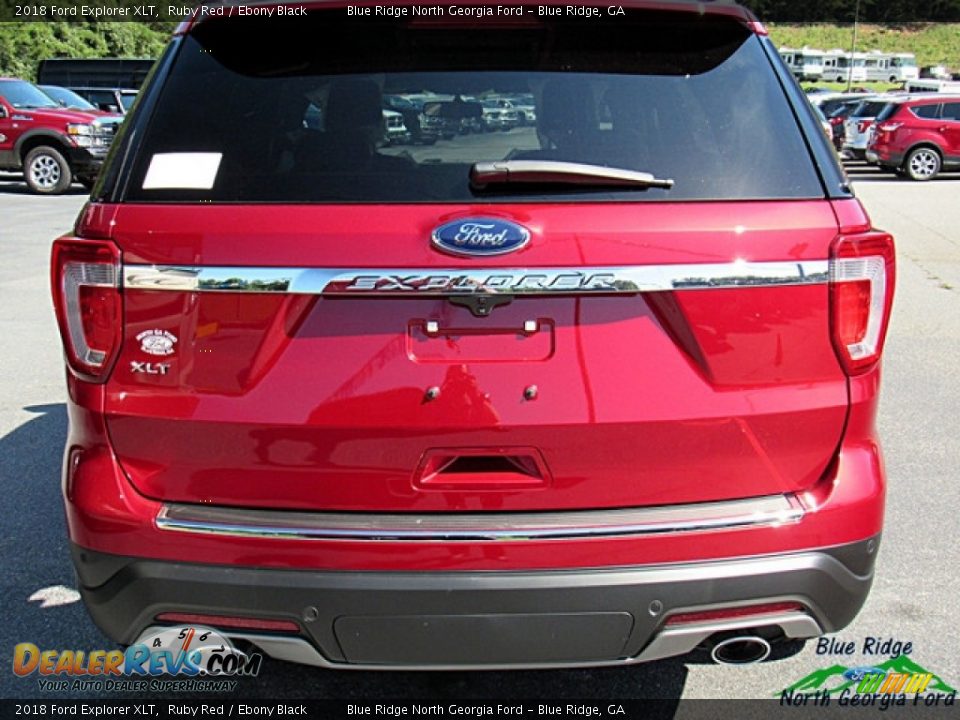 2018 Ford Explorer XLT Ruby Red / Ebony Black Photo #5