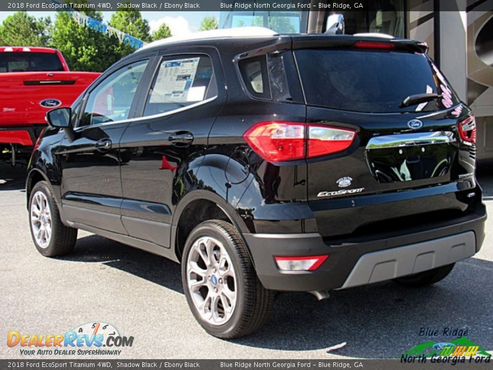 2018 Ford EcoSport Titanium 4WD Shadow Black / Ebony Black Photo #3