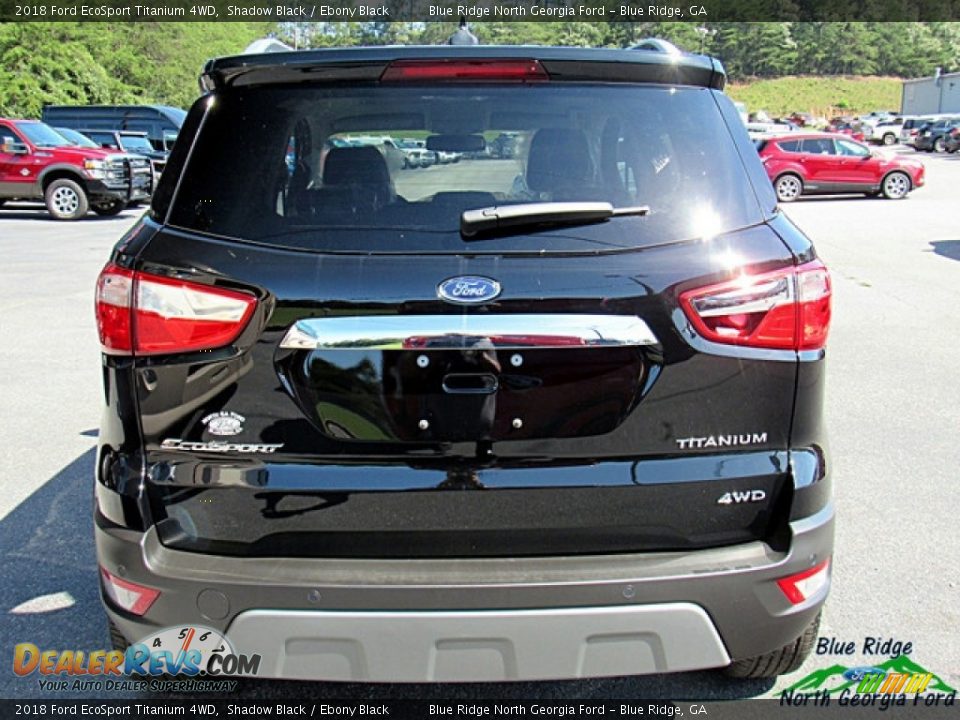 2018 Ford EcoSport Titanium 4WD Shadow Black / Ebony Black Photo #4