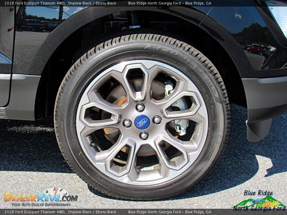 2018 Ford EcoSport Titanium 4WD Shadow Black / Ebony Black Photo #9