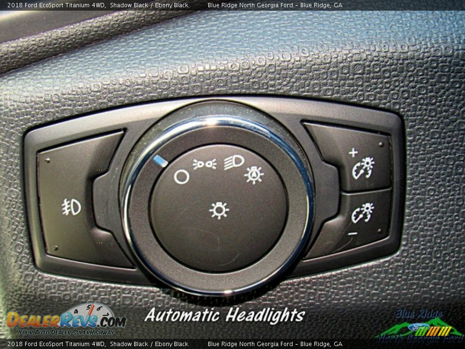 2018 Ford EcoSport Titanium 4WD Shadow Black / Ebony Black Photo #24