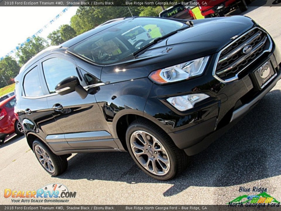 2018 Ford EcoSport Titanium 4WD Shadow Black / Ebony Black Photo #32