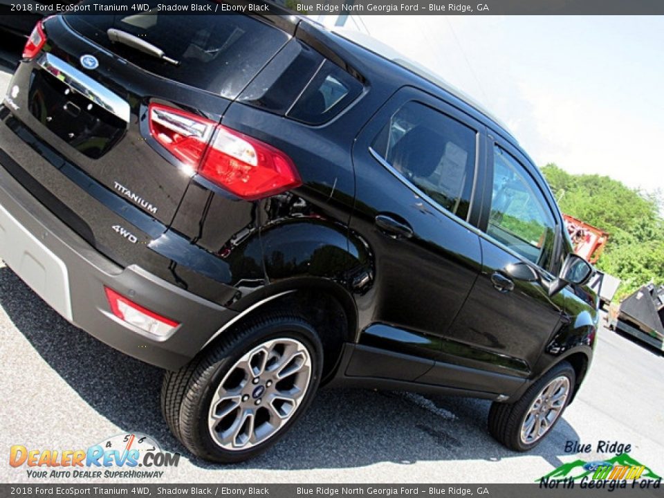 2018 Ford EcoSport Titanium 4WD Shadow Black / Ebony Black Photo #33