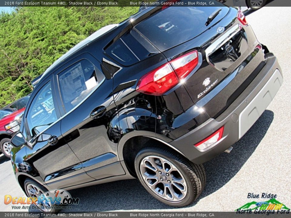 2018 Ford EcoSport Titanium 4WD Shadow Black / Ebony Black Photo #34