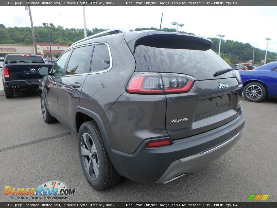 2019 Jeep Cherokee Limited 4x4 Granite Crystal Metallic / Black Photo #3