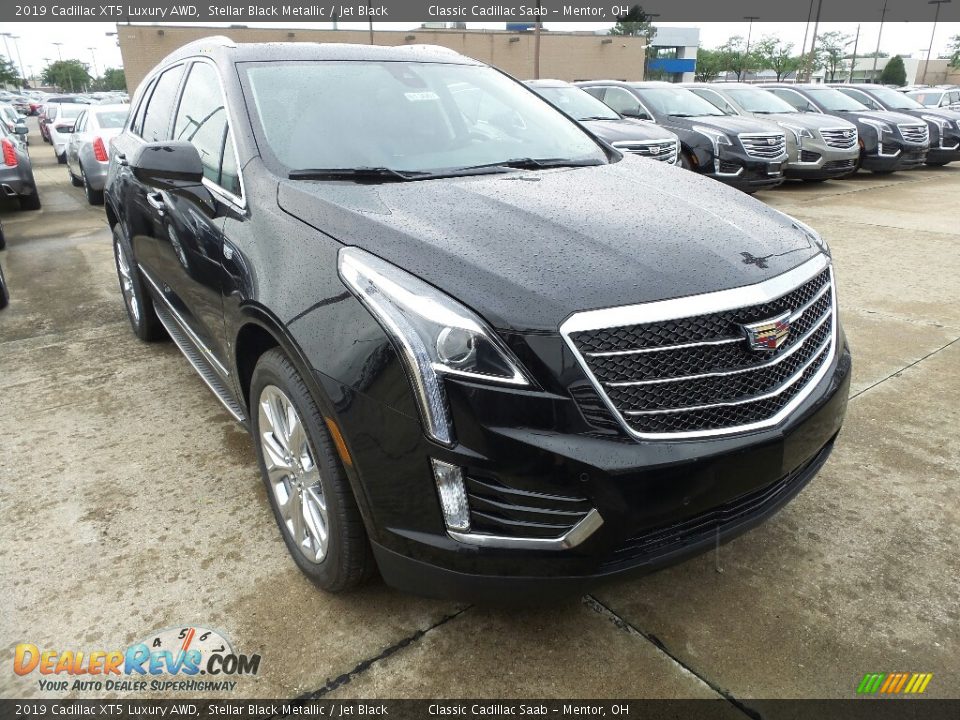 2019 Cadillac XT5 Luxury AWD Stellar Black Metallic / Jet Black Photo #1