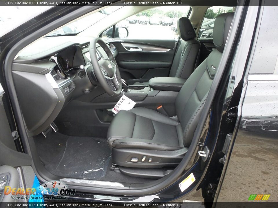 2019 Cadillac XT5 Luxury AWD Stellar Black Metallic / Jet Black Photo #3